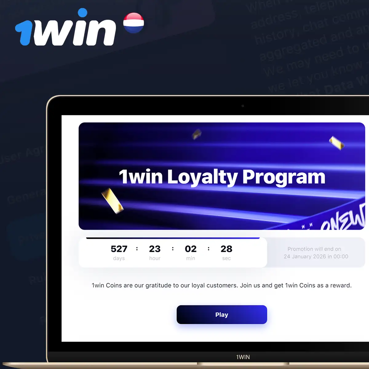 Loyalty program at casino1Win