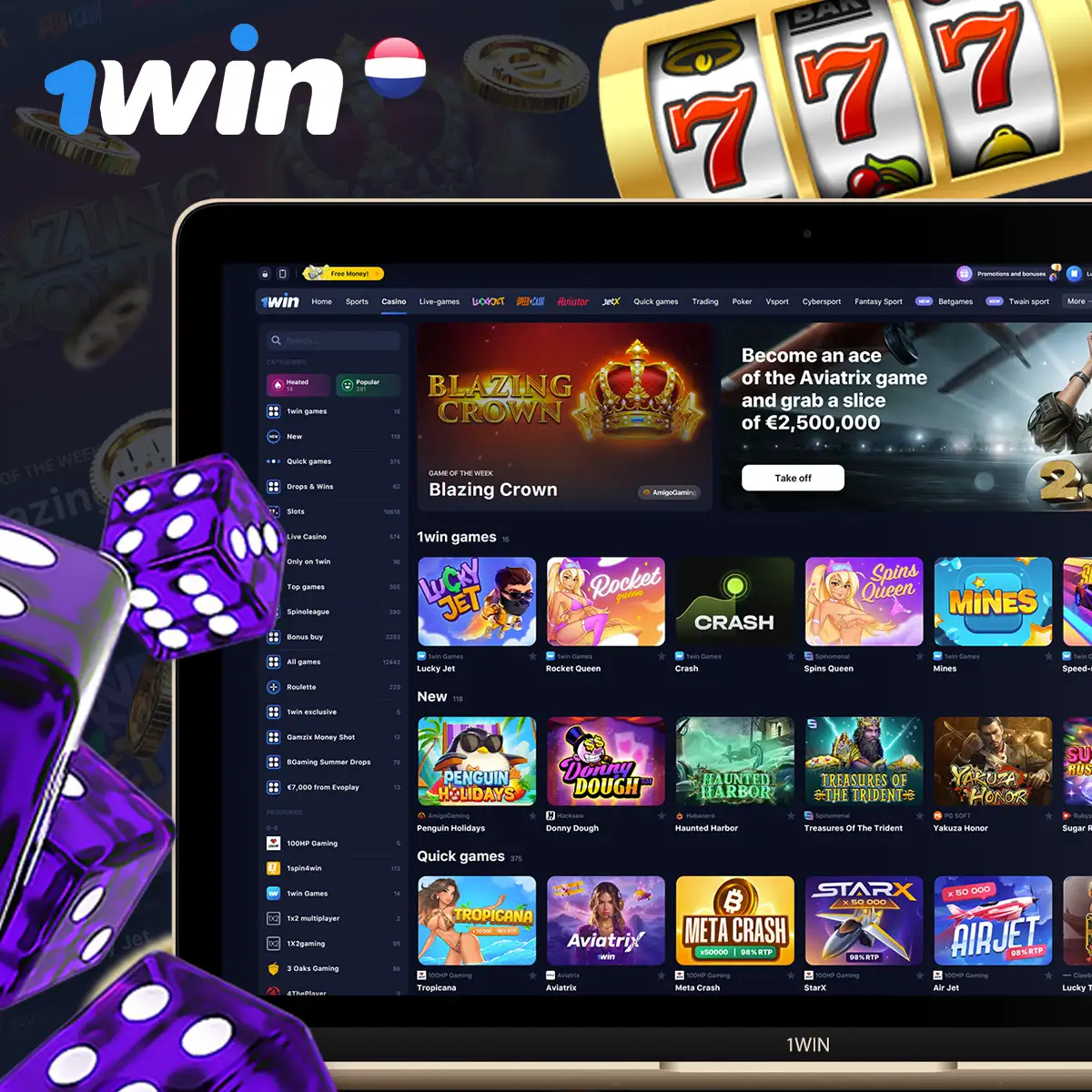 Games in 1 win casino