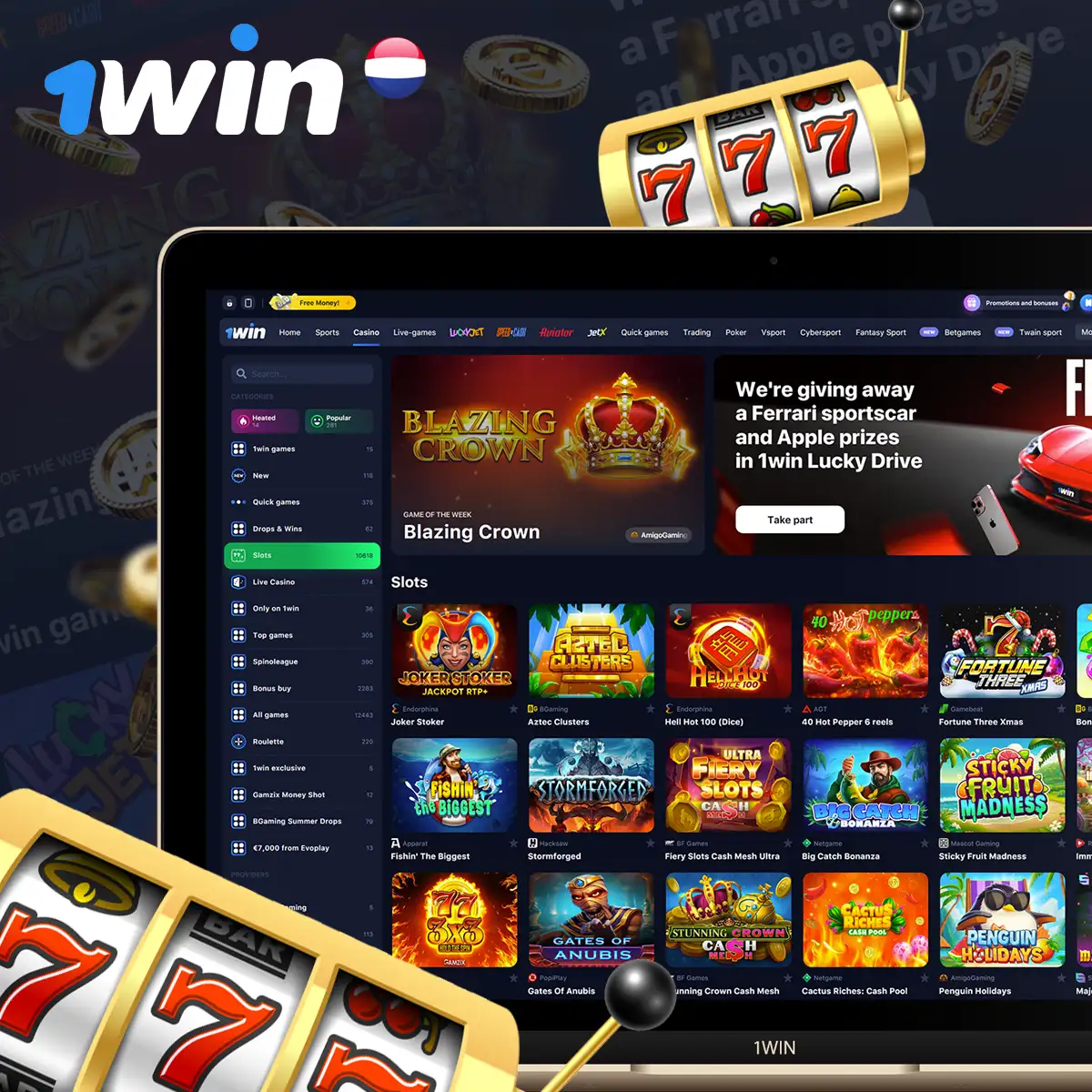 Slots at 1 win casino